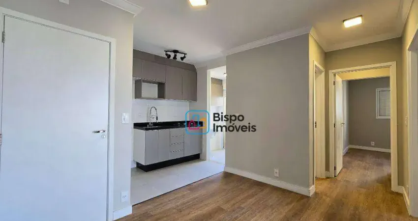Apartamento residencial com 2 dormitórios para alugar, 56 m² por r$ 2.641/mês - jardim firenze - santa bárbara d'oeste/sp
