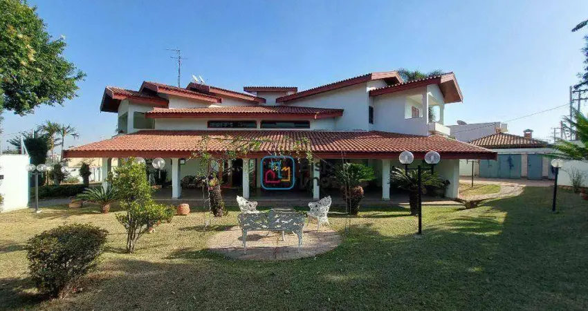 Casa residencial com 4 dormitórios, 542 m² - venda ou aluguel - chácara machadinho ii - americana/sp