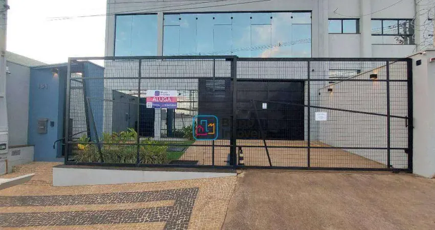 Salão comercial, 490 m² - venda ou aluguel - loteamento industrial machadinho - americana/sp