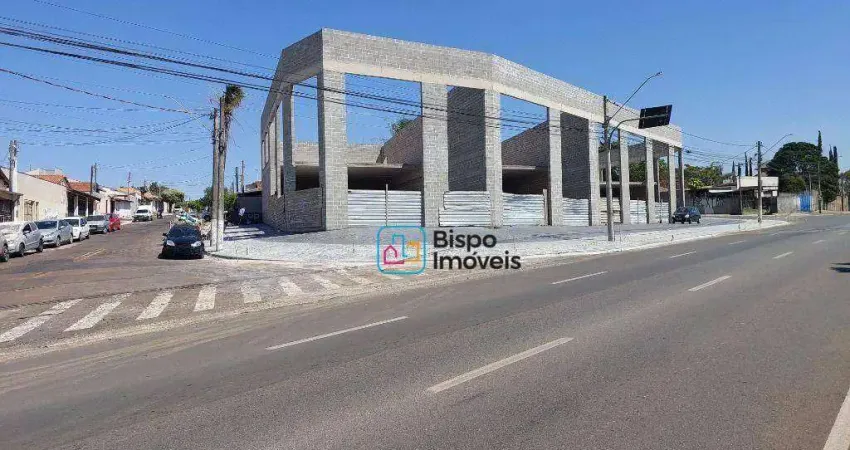 Salão comercial para alugar, 452 m² - parque residencial francisco lopes iglesia - nova odessa/sp