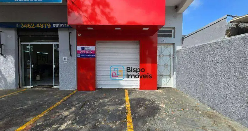 Salão comercial para alugar, 95 m² por r$ 1.706/mês - jardim ipiranga - americana/sp