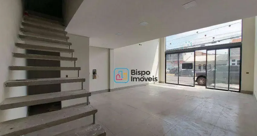 Salão para alugar, 89 m² por r$ 3.800,00/mês - parque das nações - americana/sp