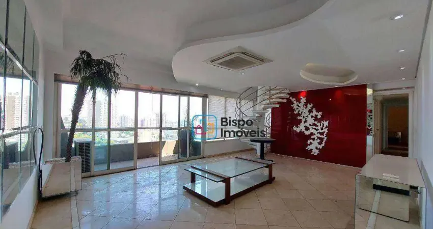 Apartamento residencial com 3 dormitórios para alugar, 368 m² - centro - americana/sp