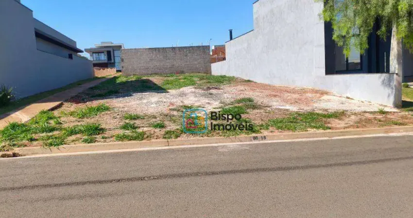 Terreno residencial à venda, 300 m² - condomínio jardim recanto das aguas - nova odessa/sp