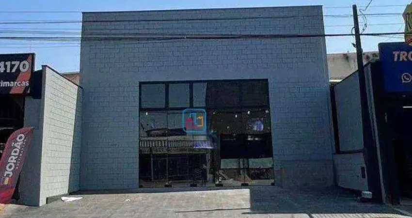 Salão comercial para alugar, 225 m² - jardim santa rosa - nova odessa/sp