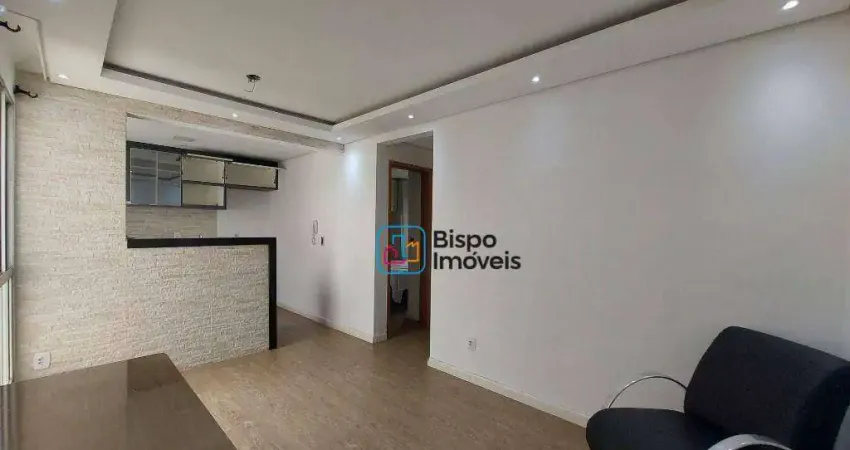 Apartamento residencial com 2 dormitórios para alugar, 43 m² - jardim terramérica ii - americana/sp
