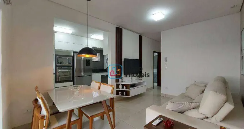 Apartamento com 2 dormitórios à venda, 65 m² - parque universitário - americana/sp