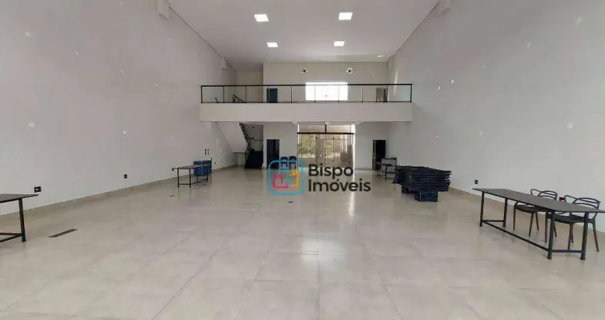 Salão comercial, 316 m² - venda ou aluguel - jardim fernando mollon - santa bárbara d'oeste/sp