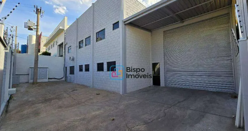 Galpão industrial para alugar, 740 m² por r$ 13.962/mês - loteamento industrial salto grande i - americana/sp