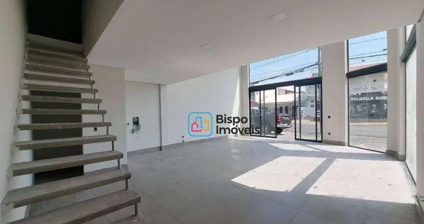 Salão para alugar, 99 m² por r$ 4.200,00/mês - parque das nações - americana/sp