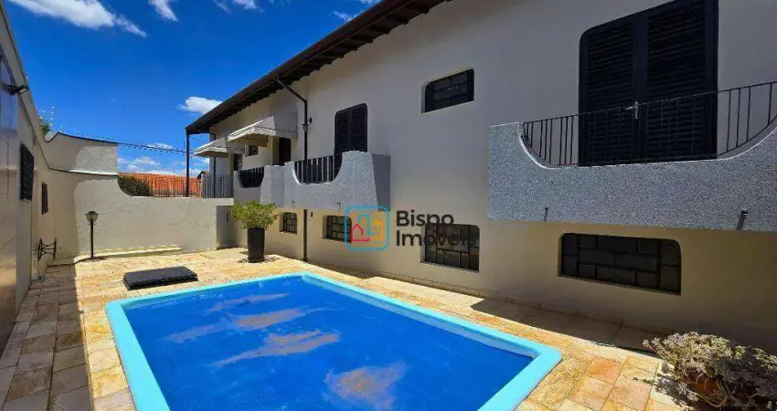 Casa residencial com 3 dormitórios para alugar, 197 m² por r$ 6.943/mês - werner plaas - americana/sp