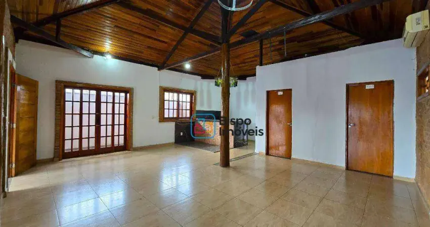 Casa comercial, 123 m² - venda por r$ 650.000 ou aluguel por r$ 3.644/mês - chácara machadinho i - americana/sp