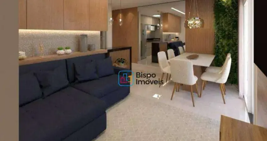 Apartamento com 3 dormitórios para alugar, 70 m² por r$ 4.022,90/mês - residencial boa vista - americana/sp