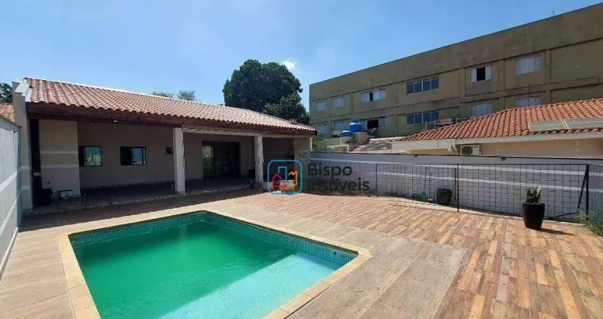 Casa residencial com 2 dormitórios para alugar, 132 m² - são manoel - americana/sp