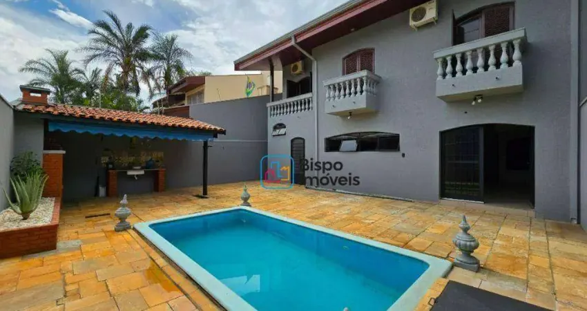Casa residencial com 4 dormitórios, 263 m² - venda por r$ 1.300.000 ou aluguel por r$ 6.262/mês - werner plaas - americana/sp