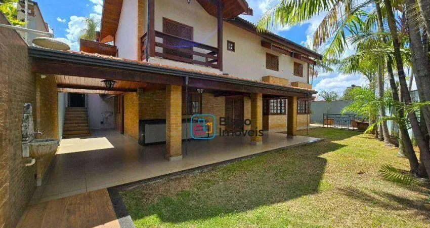 Casa com 4 dormitórios para alugar, 310 m² por r$ 8.897,20/mês - jardim ipiranga - americana/sp