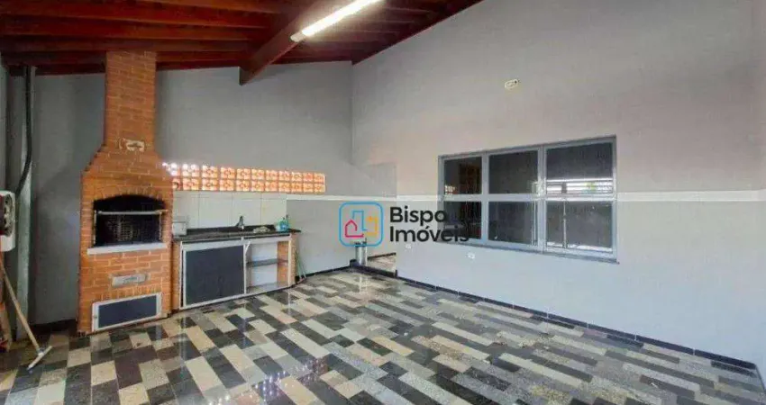 Casa residencial com 3 dormitórios para alugar, 162 m² por r$ 2.515/mês - residencial vale das nogueiras - americana/sp