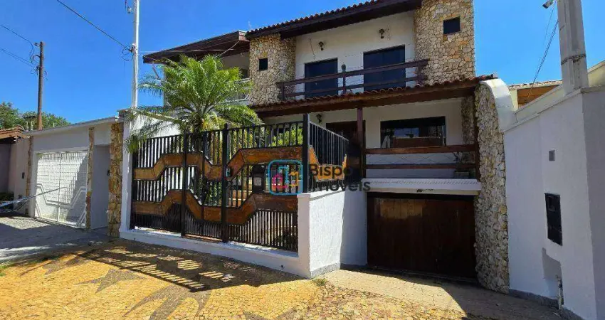 Casa residencial com 4 dormitórios para alugar, 416 m² por r$ 5.734/mês - vila nossa senhora de fátima - americana/sp