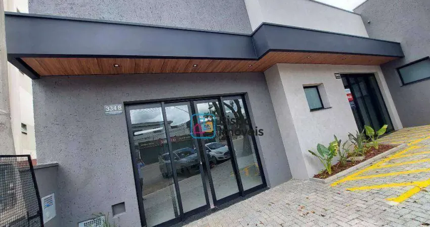 Salão Comercial para alugar, 58 m² - Vila Medon - Americana/SP