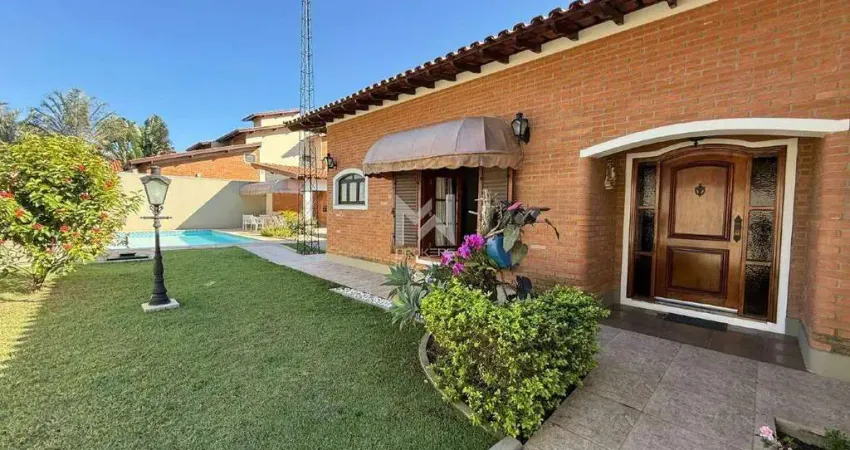 Casa térrea MOBILIADA para alugar no Condomínio Estância Marambaia em Vinhedo - SP