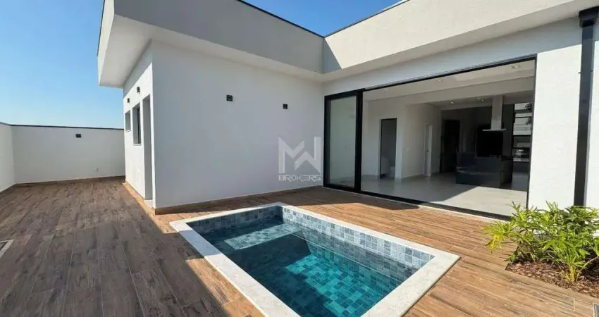 Casa térrea à venda em condomínio Mont'Alcino no bairro Roncáglia - Valinhos -SP