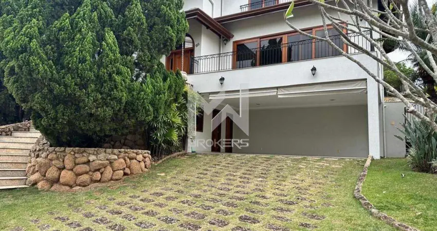 Casa sobrado com 4 quartos para alugar no condomínio marambaia na cidade de vinhedo - sp