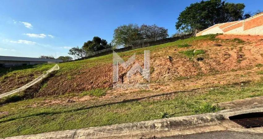 Terreno em aclive à venda no condomínio reserva santa isabel em louveira - sp