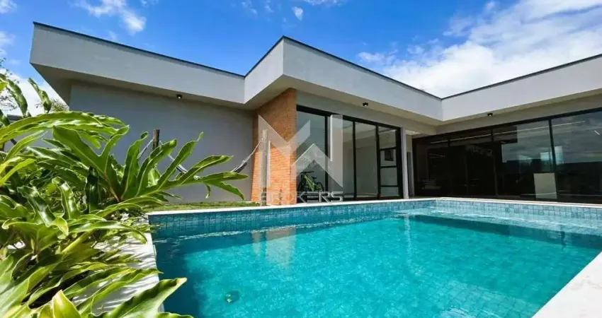 Casa térrea mobiliada à venda no condomínio residencial querência em valinhos/sp