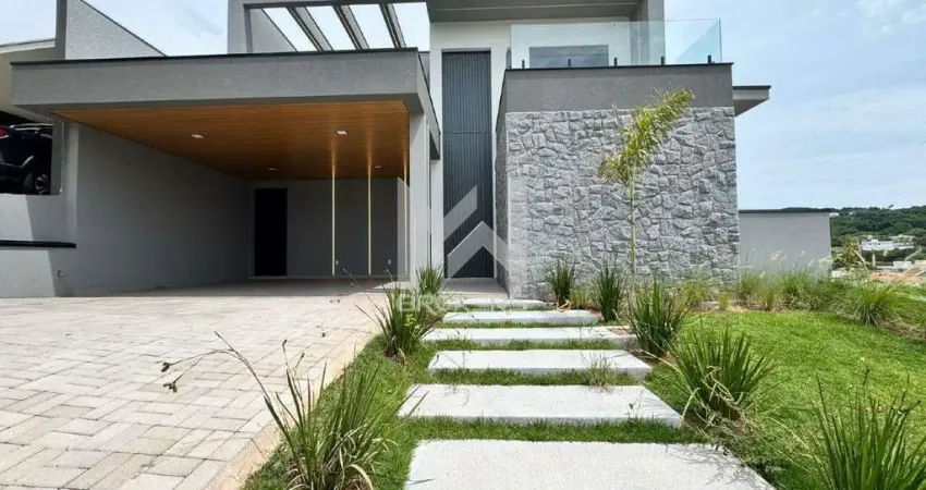 Casa nova à venda no condomínio recanto dos paturis em vinhedo/sp