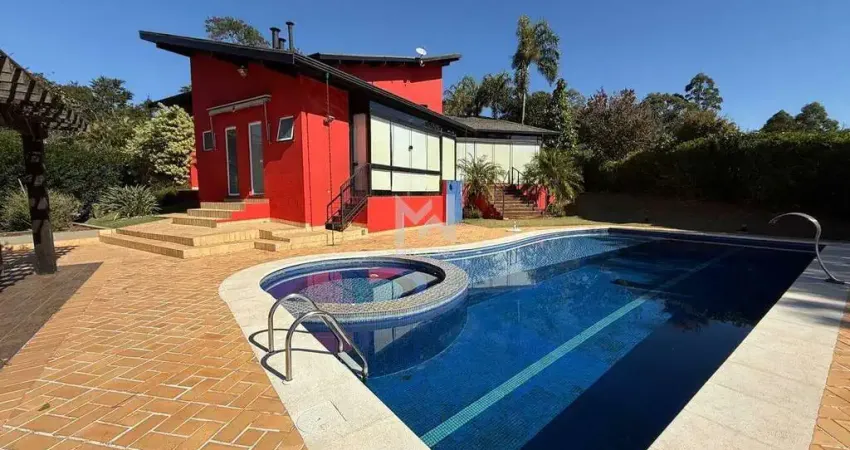 Casa mobiliada à venda no condomínio vale da santa fé em vinhedo - sp