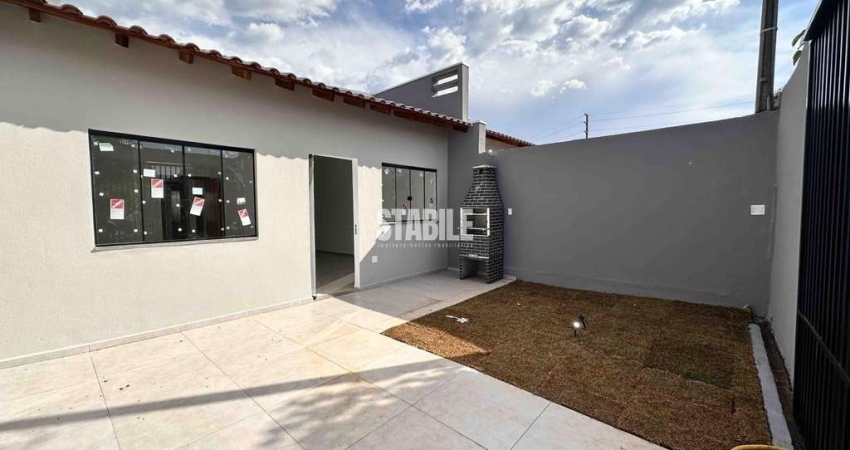 Casa 2 quartos com 79 m2 com churrasqueira