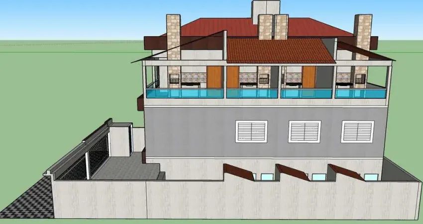 Casa com 3 dorms, Boqueirão, Praia Grande - R$ 425 mil, Cod: 716662