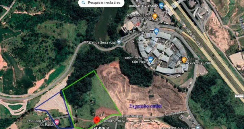 àrea com 94 mil m2, vizinho ao Outlet Premium Itupeva