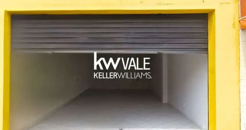 Loja no Centro de Jacareí - Localização próxima a supermercado e alto fluxo de pessoas e veículos.