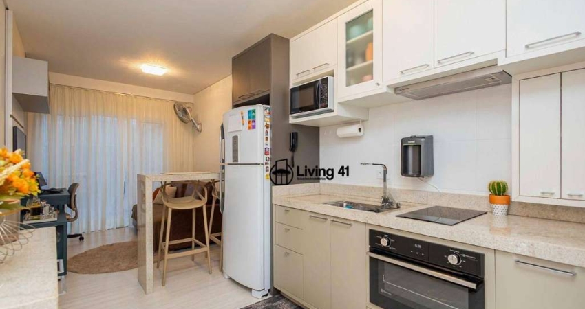 Apartamento Garden com 1 dormitório à venda, 32 m² por R$ 450.000 - São Francisco - Curitiba/PR