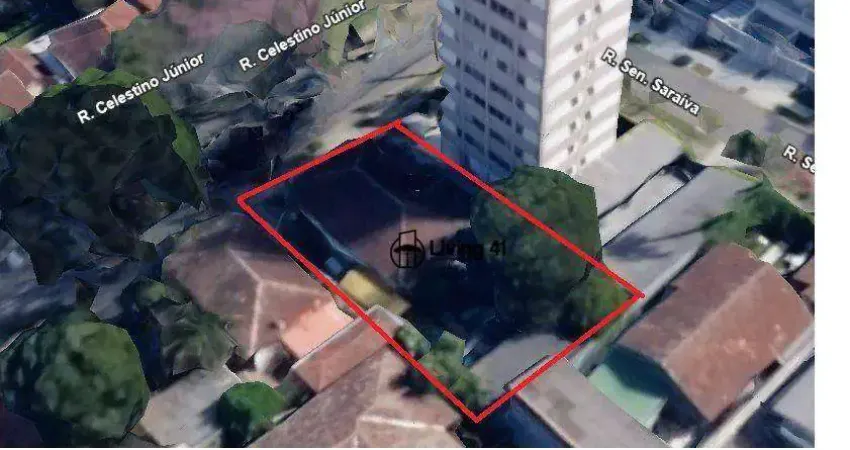 Terreno à venda, 418 m² por R$ 1.180.000,00 - São Francisco - Curitiba/PR