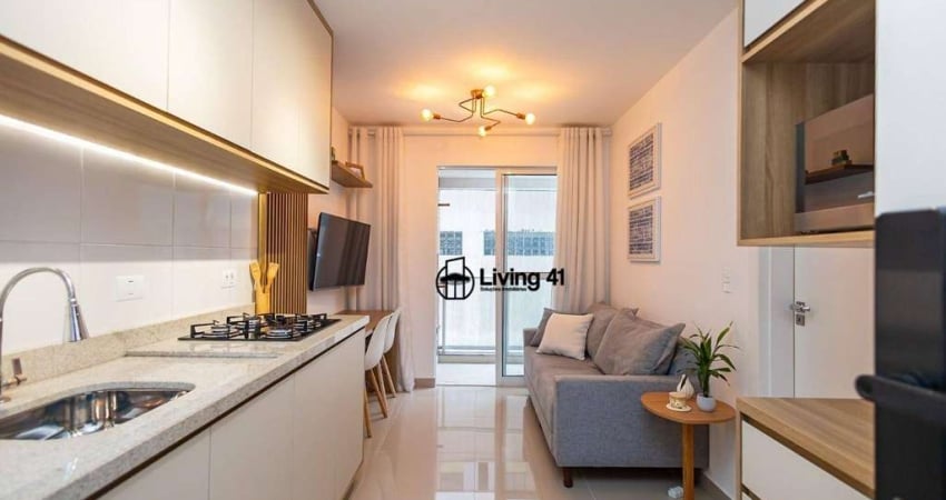 Apartamento com 1 dormitório à venda, 30 m² por R$ 327.000,00 - Portão - Curitiba/PR