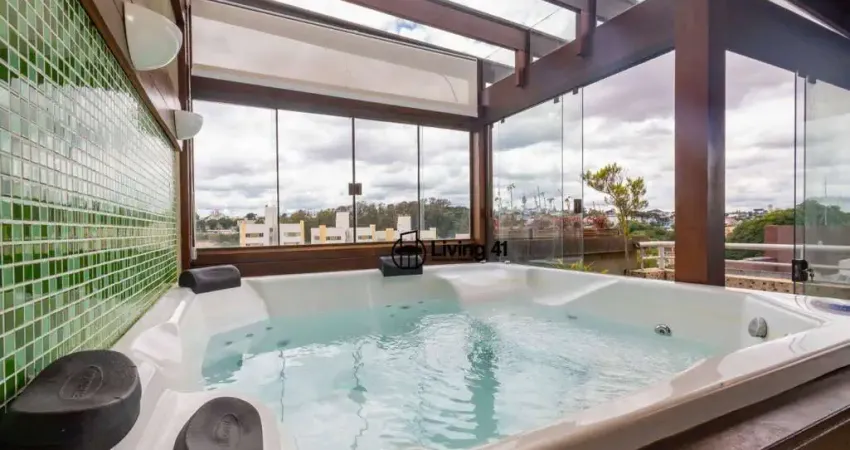 Casa com 3 dormitórios para alugar, 323 m² por r$ 7.500/mês - bacacheri - curitiba/pr