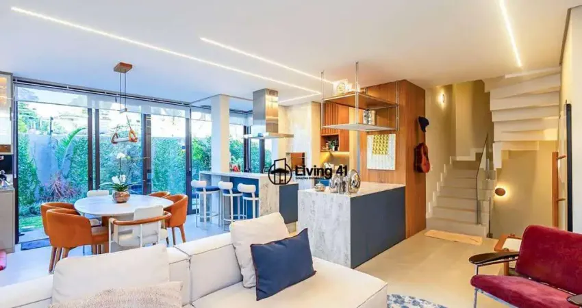 Casa com 3 dormitórios à venda, 160 m² por r$ 1.645.000,00 - mercês - curitiba/pr