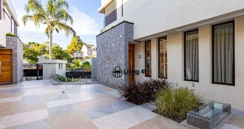 Casa com 3 dormitórios à venda, 160 m² por r$ 1.640.000,00 - mercês - curitiba/pr