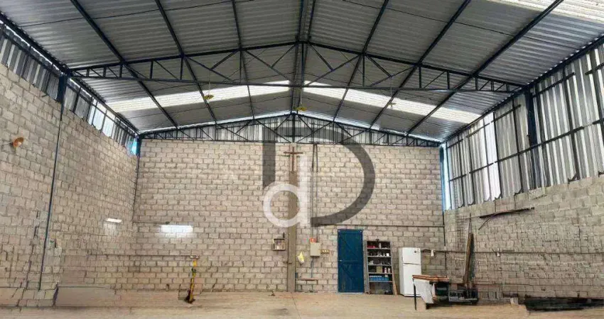 Galpão, 385 m² - venda por R$ 1.100.000,00 ou aluguel por R$ 6.625,00/mês - Capela - Vinhedo/SP