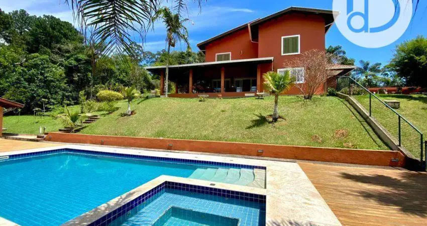 Casa com 4 quartos, 641 m² - venda por R$ 4.500.000 ou aluguel por R$ 17.126/mês - Condomínio Vale Da Santa Fé - Vinhedo/SP