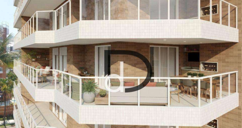 Apartamento com 3 dormitórios à venda, 127 m² por R$ 3.990.000 - Riviera de São Lourenço - Bertioga/SP