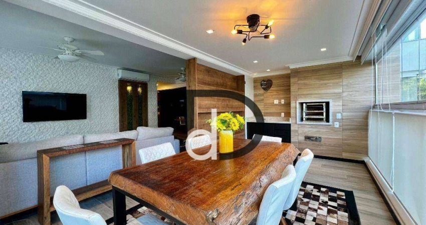 Apartamento com 4 dormitórios à venda, 161 m² por R$ 5.635.000 - Riviera de São Lourenço - Bertioga/SP