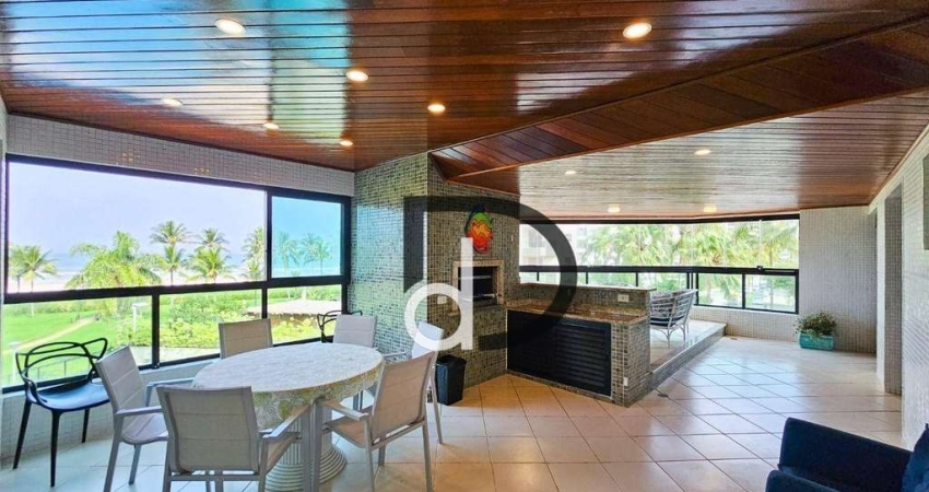 Apartamento frente ao mar com 293m² disponível p/ venda e locação em Riviera de São Lourenço