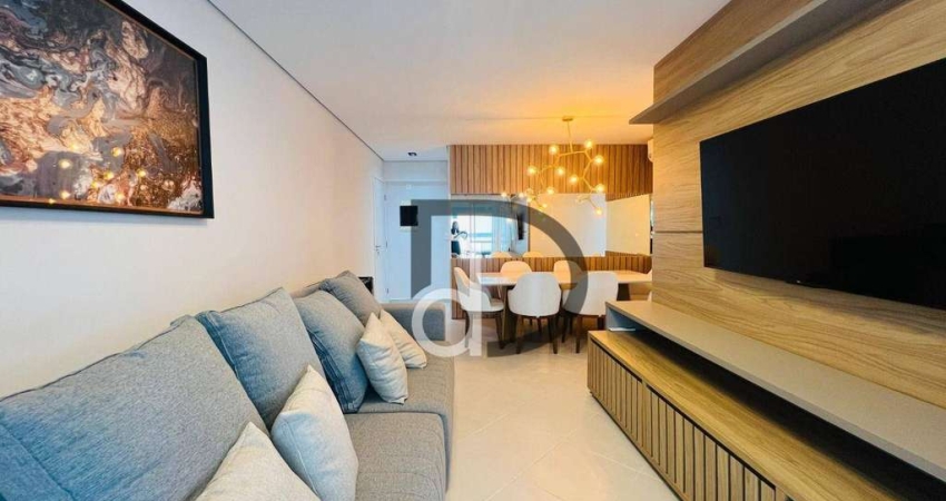 Apartamento com 3 dormitórios à venda, 102 m² por R$ 3.180.000 - Riviera de São Lourenço - Bertioga/SP