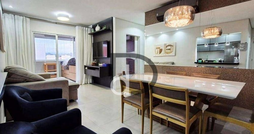 Apartamento com 3 dormitórios para alugar, 102 m² por R$ 7.320,00/mês - Condomínio IL Più Bello - Vinhedo/SP