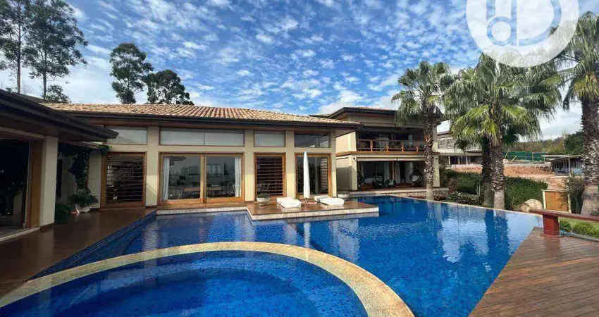 Casa com 5 dormitórios à venda, 1204 m² por R$ 22.300.000,00 - Condomínio Fazenda da Grama - Itupeva/SP