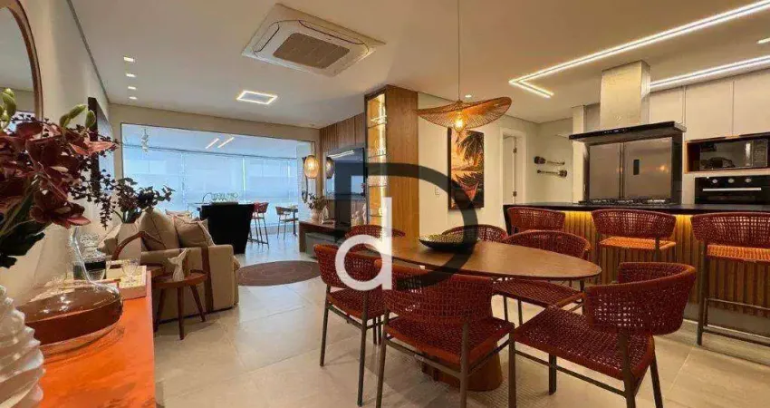 Apartamento com 4 dormitórios à venda, 123 m² por R$ 5.450.000 - Riviera de São Lourenço - Bertioga/SP