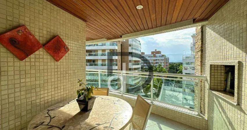 Apartamento com 3 dormitórios à venda, 118 m² por R$ 3.890.000 - Riviera de São Lourenço - Bertioga/SP